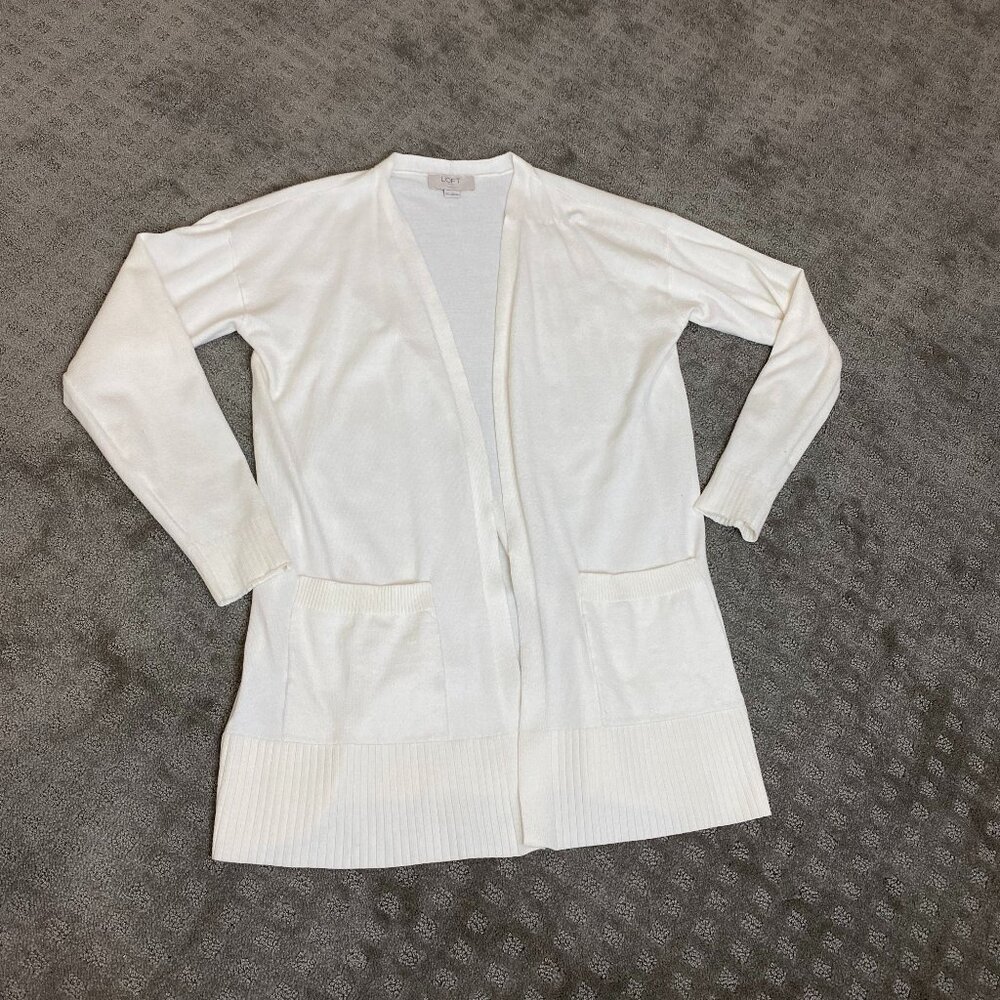 LOFT Factory Cream Cardigan (XSP)